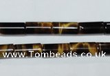 CTE163 15.5 inches 4*8mm column yellow tiger eye gemstone beads