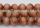 CTE1650 15.5 inches 4mm round sun orange tiger eye beads