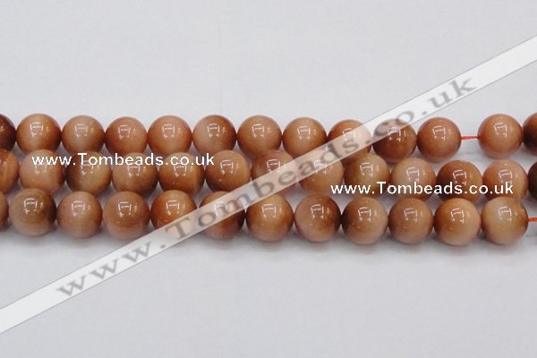 CTE1657 15.5 inches 18mm round sun orange tiger eye beads