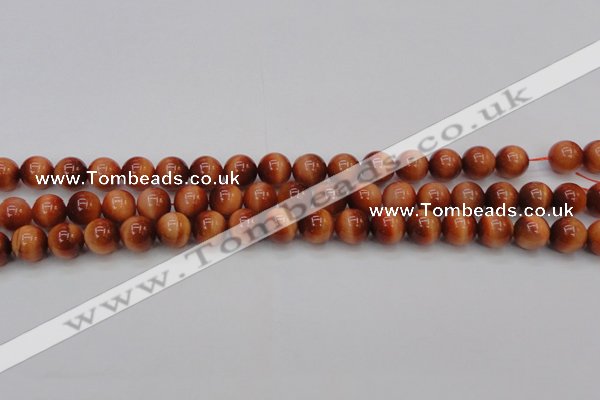 CTE1662 15.5 inches 8mm round sun orange tiger eye beads