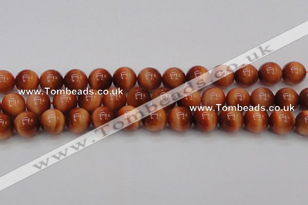 CTE1666 15.5 inches 16mm round sun orange tiger eye beads