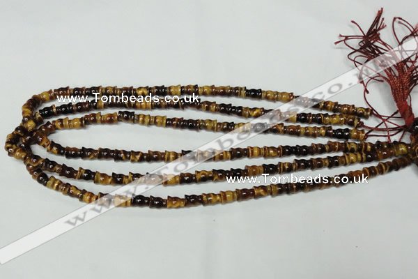 CTE167 15.5 inches 6*8mm yellow tiger eye gemstone beads