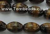 CTE1701 15.5 inches 12*16mm rice yellow tiger eye beads