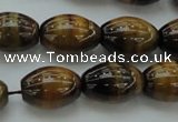 CTE1702 15.5 inches 13*18mm rice yellow tiger eye beads