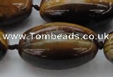 CTE1706 15.5 inches 22*35mm rice yellow tiger eye beads