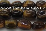 CTE1708 15.5 inches 10*14mm nuggets yellow tiger eye beads