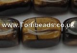 CTE1709 15.5 inches 14*22mm nuggets yellow tiger eye beads