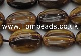 CTE1716 15.5 inches 13*18mm oval yellow tiger eye beads wholesale