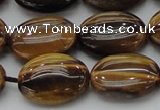 CTE1717 15.5 inches 15*20mm oval yellow tiger eye beads wholesale