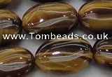 CTE1718 15.5 inches 18*25mm oval yellow tiger eye beads wholesale