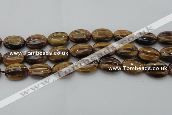 CTE1718 15.5 inches 18*25mm oval yellow tiger eye beads wholesale