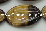 CTE1721 15.5 inches 30*40mm oval yellow tiger eye beads wholesale