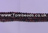 CTE1761 15.5 inches 6mm round matte red tiger eye beads