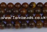 CTE1780 15.5 inches 4mm round yellow iron tiger beads wholesale