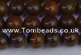 CTE1782 15.5 inches 8mm round yellow iron tiger beads wholesale