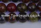 CTE1793 15.5 inches 10mm round red iron tiger beads wholesale