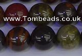 CTE1795 15.5 inches 14mm round red iron tiger beads wholesale