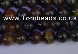 CTE1801 15.5 inches 6mm round blue iron tiger beads wholesale