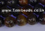 CTE1804 15.5 inches 12mm round blue iron tiger beads wholesale