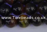CTE1805 15.5 inches 14mm round blue iron tiger beads wholesale