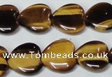 CTE185 15.5 inches 22*22mm heart yellow tiger eye gemstone beads