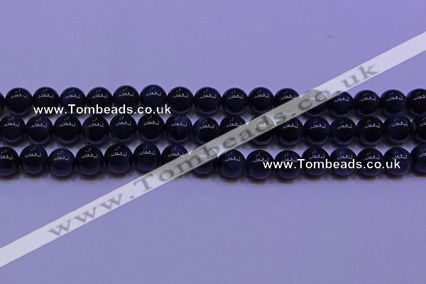 CTE1852 15.5 inches 8mm round blue tiger eye beads wholesale