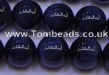 CTE1854 15.5 inches 12mm round blue tiger eye beads wholesale