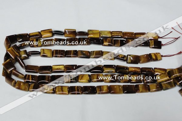 CTE191 15.5 inches 25*35mm rectangle yellow tiger eye gemstone beads