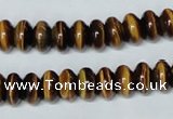 CTE195 15.5 inches 6*10mm rondelle yellow tiger eye gemstone beads