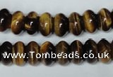 CTE196 15.5 inches 7*12mm rondelle yellow tiger eye gemstone beads