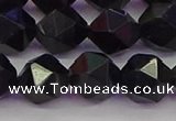 CTE1983 15.5 inches 10mm faceted nuggets blue tiger eye beads