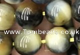 CTE2018 15.5 inches 12mm round golden & blue tiger eye beads wholesale