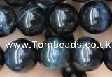 CTE2030 15.5 inches 8mm round blue tiger eye gemstone beads