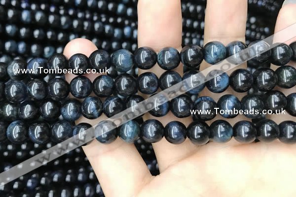 CTE2030 15.5 inches 8mm round blue tiger eye gemstone beads