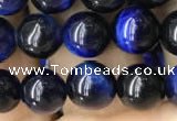 CTE2037 15.5 inches 8mm round blue tiger eye beads wholesale