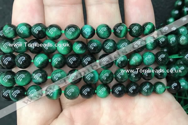 CTE2052 15.5 inches 8mm round green tiger eye beads wholesale