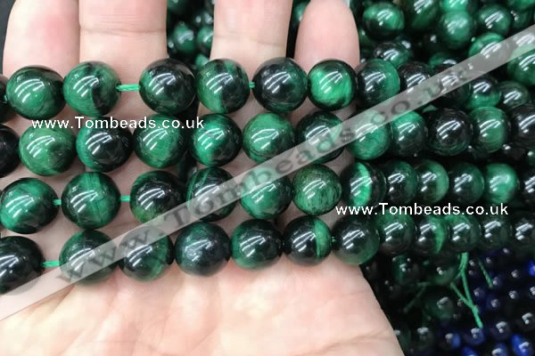 CTE2053 15.5 inches 10mm round green tiger eye beads wholesale