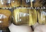 CTE2062 15.5 inches 15*20mm drum yellow tiger eye gemstone beads