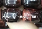 CTE2066 15.5 inches 10*14mm drum red tiger eye gemstone beads