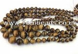 CTE2078 15.5 inches 6mm - 16mm round yellow tiger eye graduated beads