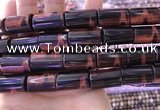 CTE2081 15.5 inches 12*21mm tube red tiger eye beads wholesale