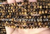 CTE2146 15.5 inches 5mm round yellow tiger eye beads wholesale