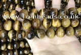 CTE2163 15.5 inches 16mm round yellow tiger eye gemstone beads