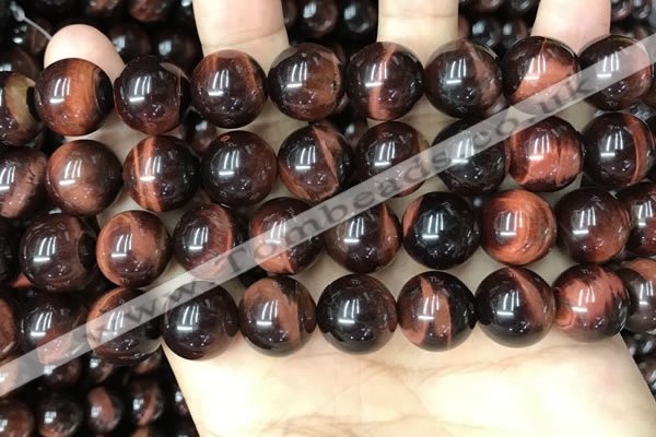 CTE2174 15.5 inches 16mm round red tiger eye beads wholesale