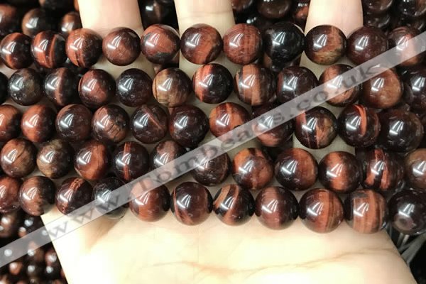 CTE2183 15.5 inches 10mm round red tiger eye gemstone beads