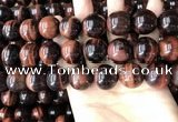 CTE2188 15.5 inches 20mm round red tiger eye gemstone beads