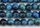 CTE2423 15 inches 4mm round blue tiger eye beads