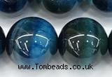 CTE2427 15 inches 12mm round blue tiger eye beads