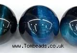 CTE2428 15 inches 14mm round blue tiger eye beads