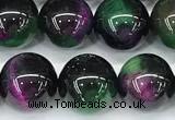 CTE2438 15 inches 10mm round mixed tiger eye beads